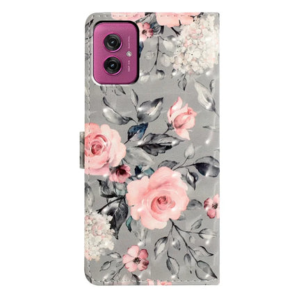 For Motorola Moto G55 5G Case PU Leather Wallet Phone Cover 3D Pattern Printing