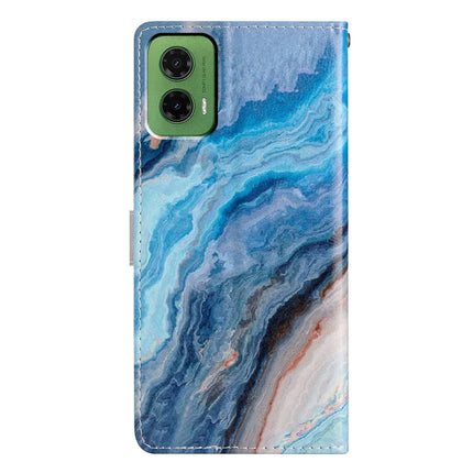 For Motorola Moto G35 5G Wallet Case PU Leather Pattern Printing Stand Phone Cover with Strap