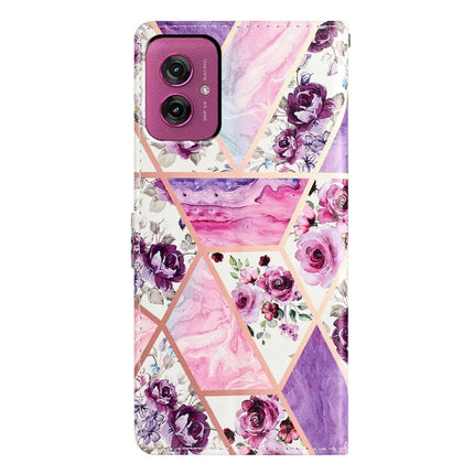 For Motorola Moto G55 5G Wallet Case PU Leather Pattern Printing Stand Phone Cover with Strap