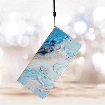 For Motorola Moto G55 5G Wallet Case PU Leather Pattern Printing Stand Phone Cover with Strap