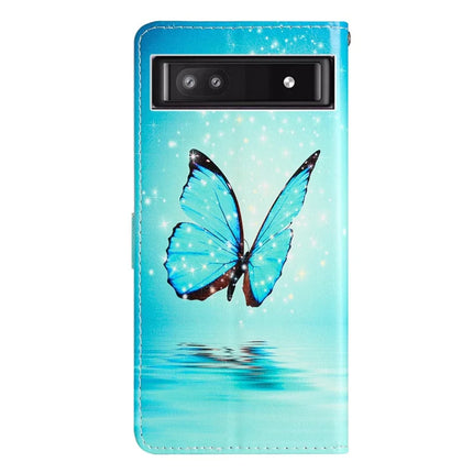 For Google Pixel 9a Wallet Case PU Leather Pattern Printing Stand Phone Cover with Strap