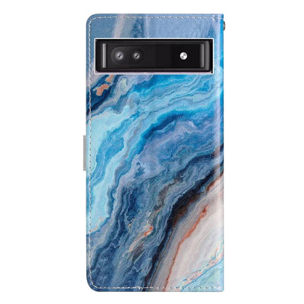 For Google Pixel 9a Wallet Case PU Leather Pattern Printing Stand Phone Cover with Strap