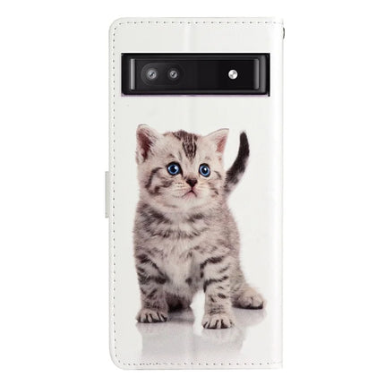 For Google Pixel 9a Wallet Case PU Leather Pattern Printing Stand Phone Cover with Strap