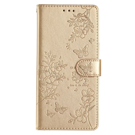 For Google Pixel 9a Wallet Phone Case Butterfly Floral Imprint Leather Flip Cover