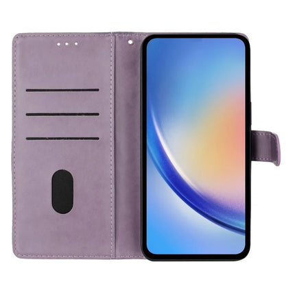 For Google Pixel 9a Wallet Phone Case Butterfly Floral Imprint Leather Flip Cover