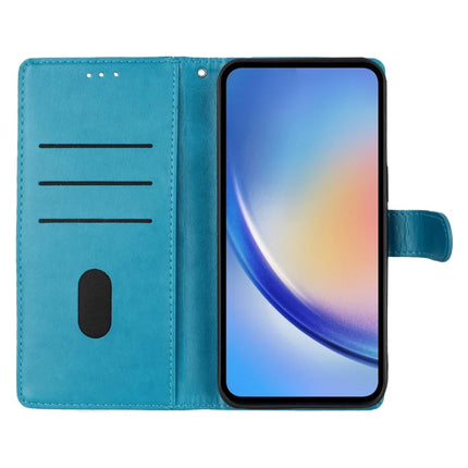 For Google Pixel 9a Wallet Phone Case Butterfly Floral Imprint Leather Flip Cover