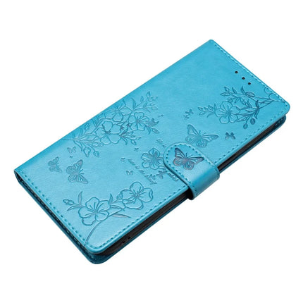 For Google Pixel 9a Wallet Phone Case Butterfly Floral Imprint Leather Flip Cover
