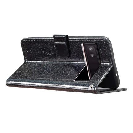 For Google Pixel 9a Wallet Case Glitter Anti-Scratch Leather Phone Cover Stand