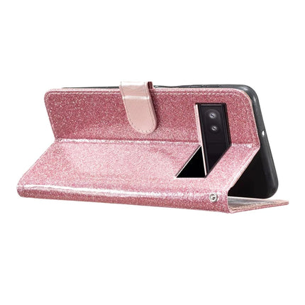 For Google Pixel 9a Wallet Case Glitter Anti-Scratch Leather Phone Cover Stand