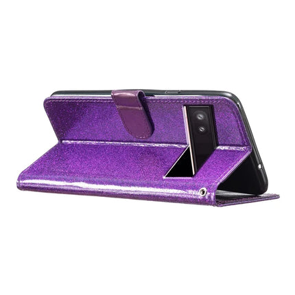 For Google Pixel 9a Wallet Case Glitter Anti-Scratch Leather Phone Cover Stand