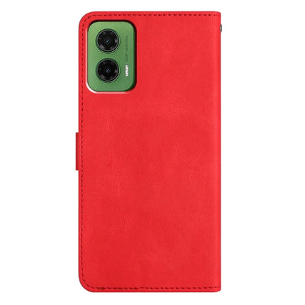 For Motorola Moto G35 5G Case Crazy Horse Texture PU Leather Wallet Stand Phone Cover