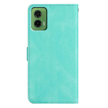 For Motorola Moto G35 5G Case Crazy Horse Texture PU Leather Wallet Stand Phone Cover