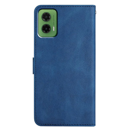 For Motorola Moto G35 5G Case Crazy Horse Texture PU Leather Wallet Stand Phone Cover