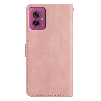 For Motorola Moto G55 5G Case Crazy Horse Texture PU Leather Wallet Stand Phone Cover