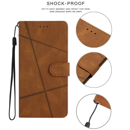 For Google Pixel 9a Case Crazy Horse Texture PU Leather Wallet Stand Phone Cover