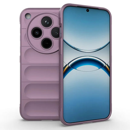 For Oppo Find X8 5G Case Anti-Drop Soft TPU Rugged Phone Back Cover - Light Purple