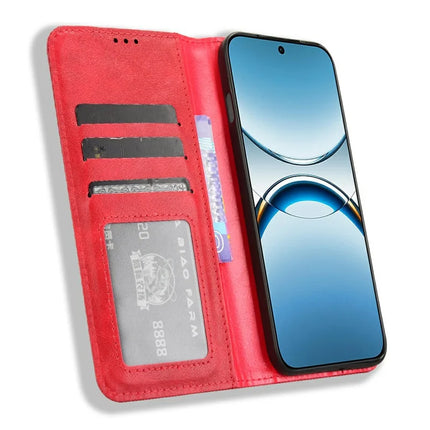 For Oppo Find X8 5G Leather Case Wallet Stand Retro Texture Phone Cover