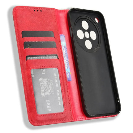 For Oppo Find X8 5G Leather Case Wallet Stand Retro Texture Phone Cover