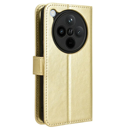 For Oppo Find X8 5G Case Crazy Horse Texture PU Leather Phone Wallet Cover