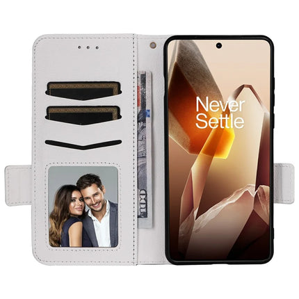 For OnePlus 13 Case Litchi Texture PU Leather Wallet Flip Phone Cover