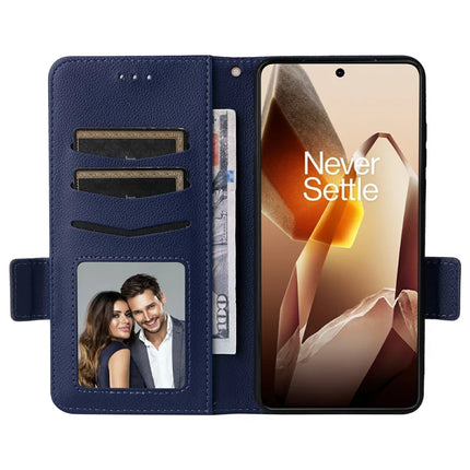 For OnePlus 13 Case Litchi Texture PU Leather Wallet Flip Phone Cover