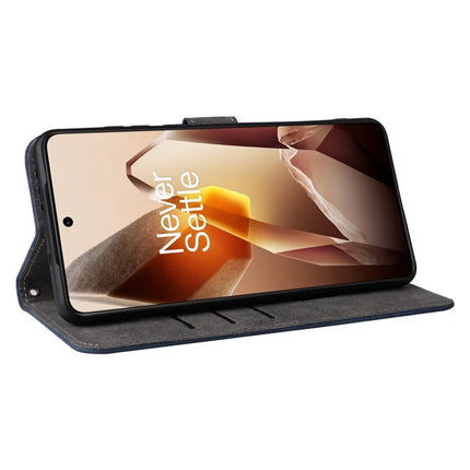 For OnePlus 13 Wallet Phone Case RFID Blocking PU Leather Flip Cover Stand View