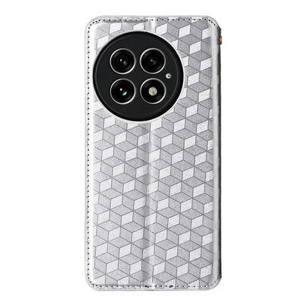 For OnePlus 13 Wallet Case Rhombus Imprinted Leather Phone Cover