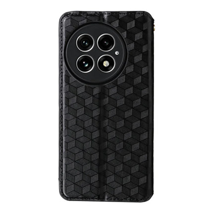 For OnePlus 13 Wallet Case Rhombus Imprinted Leather Phone Cover