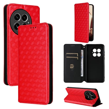 For OnePlus 13 Wallet Case Rhombus Imprinted Leather Phone Cover