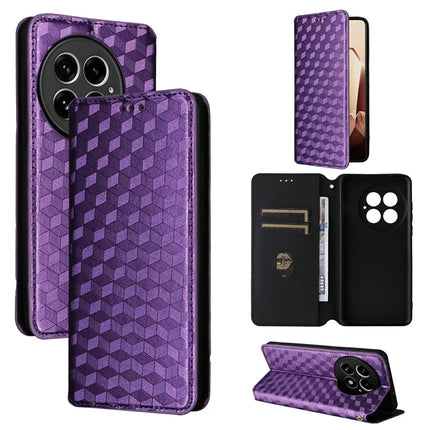 For OnePlus 13 Wallet Case Rhombus Imprinted Leather Phone Cover