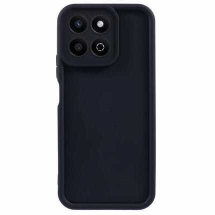 For Honor X7c 4G / 200 Smart 5G / Play 60 Plus 5G Case Grooved Design TPU Anti-Slip Phone Cover - Black