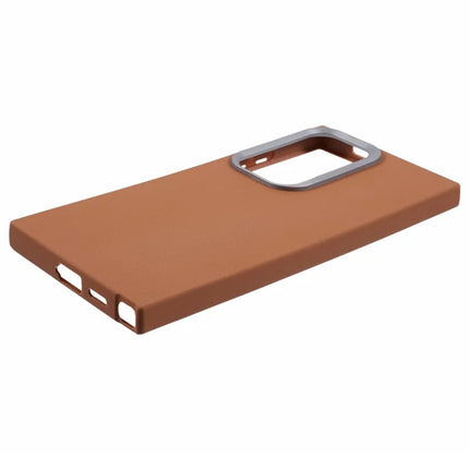 For Samsung Galaxy S23 Ultra Case Leather Textured TPU Shockproof Phone Cover