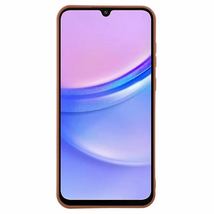 For Samsung Galaxy A25 5G (Global) (161.0 x 76.5 x 8.3mm) Case Leather Textured TPU Phone Cover