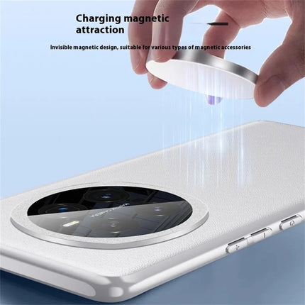 For Honor Magic7 Pro 5G Case Compatible with MagSafe PU Leather+TPU+PC Back Cover (2nd Gen)