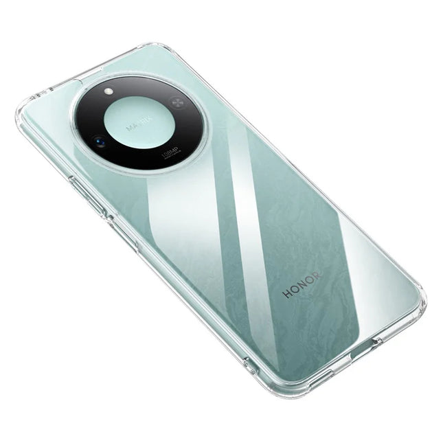For Honor X60 5G Case PC+TPU Phone Cover Airbag Protection - Transparent