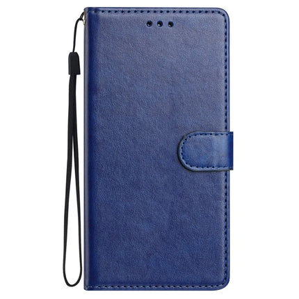 For Motorola Moto G35 5G Leather Case Wallet Stand Phone Cover with Handy Strap