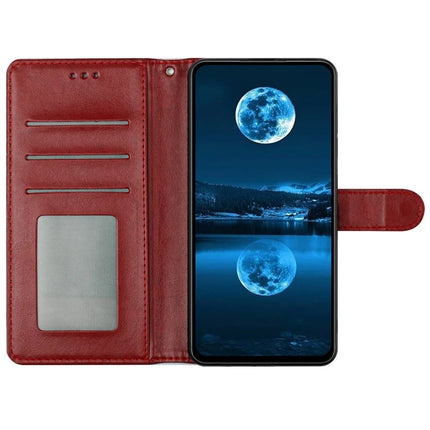 For Motorola Moto G55 5G Leather Case Wallet Stand Phone Cover with Handy Strap