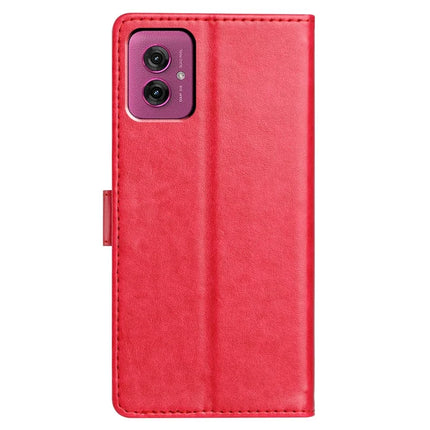 For Motorola Moto G55 5G Leather Case Wallet Stand Phone Cover with Handy Strap