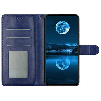 For Motorola Moto G55 5G Leather Case Wallet Stand Phone Cover with Handy Strap