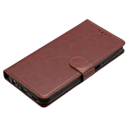 For Google Pixel 9a Leather Case Wallet Stand Phone Cover with Handy Strap