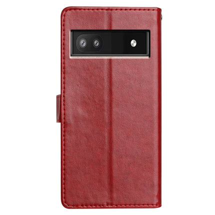 For Google Pixel 9a Leather Case Wallet Stand Phone Cover with Handy Strap