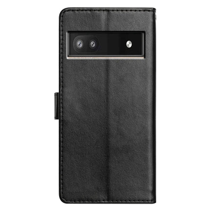 For Google Pixel 9a Leather Case Wallet Stand Phone Cover with Handy Strap