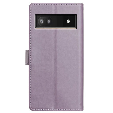 For Google Pixel 9a Leather Case Wallet Stand Phone Cover with Handy Strap