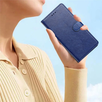 For Google Pixel 9a Leather Case Wallet Stand Phone Cover with Handy Strap