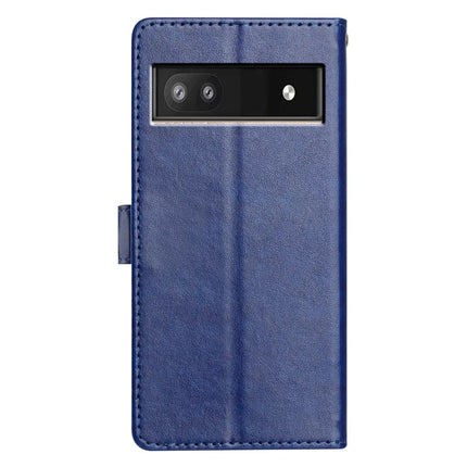 For Google Pixel 9a Leather Case Wallet Stand Phone Cover with Handy Strap