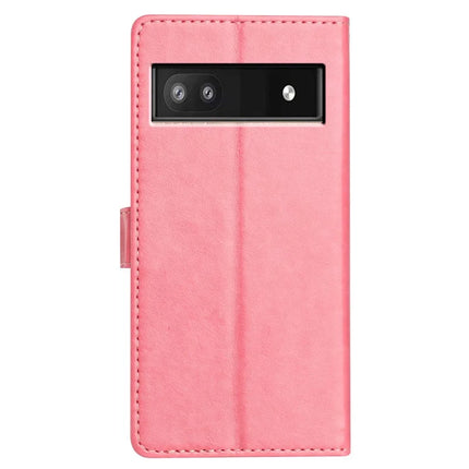 For Google Pixel 9a Leather Case Wallet Stand Phone Cover with Handy Strap