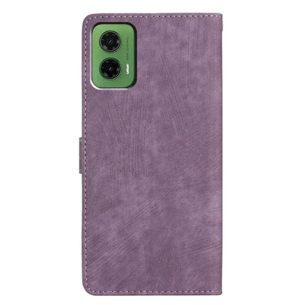 For Motorola Moto G35 5G Case with Card Clots Skin-Touch PU Leather Phone Cover Stand