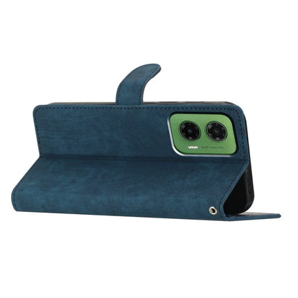 For Motorola Moto G35 5G Case with Card Clots Skin-Touch PU Leather Phone Cover Stand