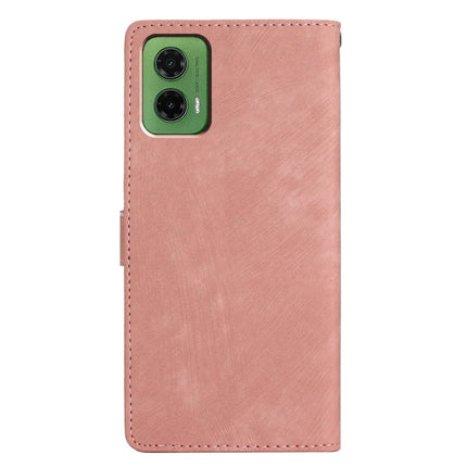 For Motorola Moto G35 5G Case with Card Clots Skin-Touch PU Leather Phone Cover Stand
