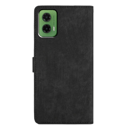 For Motorola Moto G35 5G Case with Card Clots Skin-Touch PU Leather Phone Cover Stand